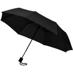 Wali 21"-es összecsukható esernyő, fekete (10907700)